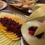 Buffet spread at The Queens Arms