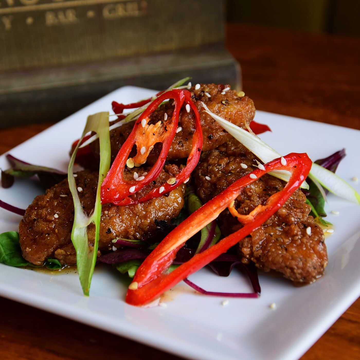 Salt and pepper chicken starter